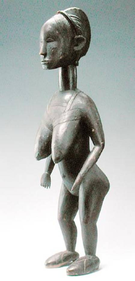Baga Standing Female Figure from Guinea von African