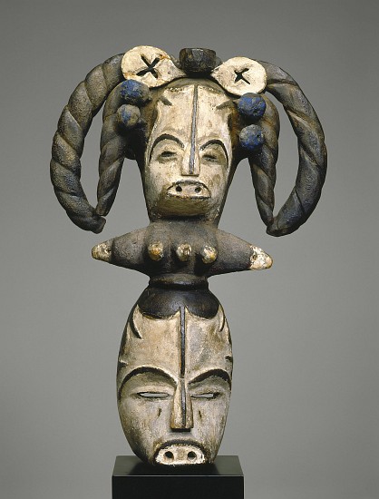 Mask with Janus Headdress von African