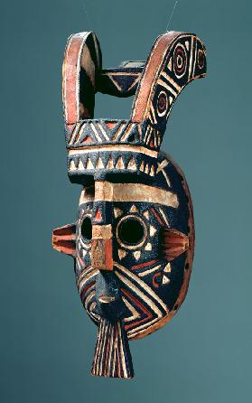 Mask with Horns, Mossi Society, Burkina Faso