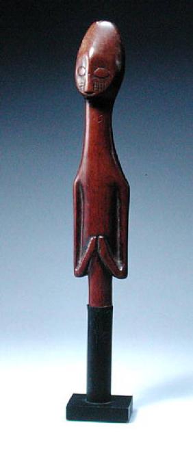 Whisk Handle, Mangbetu culture, from Democratic Republic of Congo