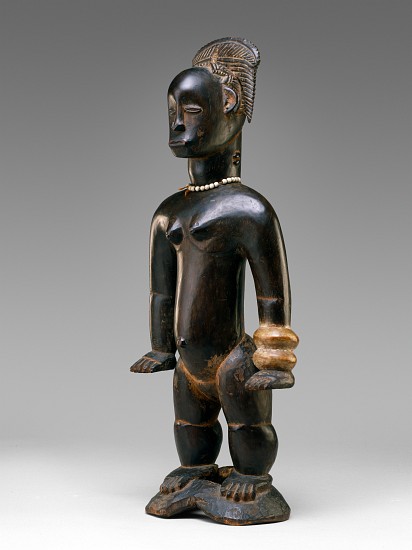 Standing female figure, Guro, Ivory Coast, 19th-20th century von African School