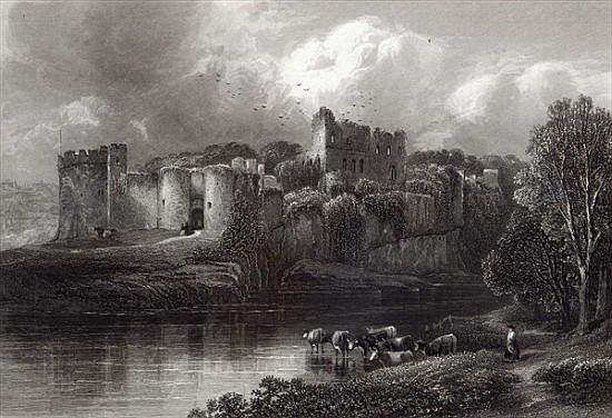 Chepstow Castle; engraved by R. Hinshelwood, printed Cassell & Company LtdWimperis von (after) Edmund Morison