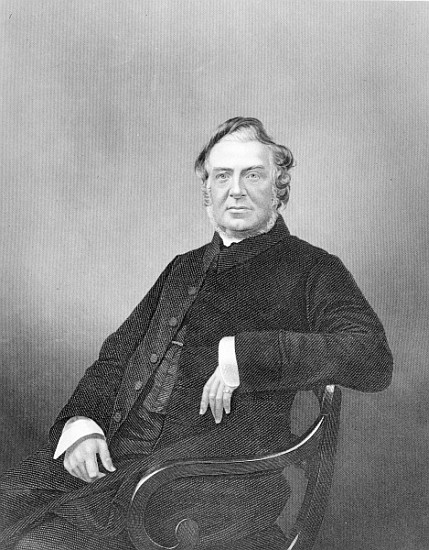 Reverend Hugh Stowell; engraved by D. J. Pound von (after) English photographer