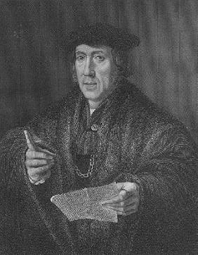 Portrait of Sir John More (c.1451-1530); engraved by W.T. Mote Vermeyen