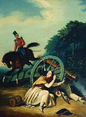 Scene from the 1812 Franco-Russian War, 1830s