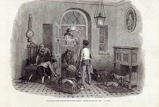 Christmas: The Compliments of the Season ; engraved by Linton, from ''The Illustrated London News'', von (after) Edward Duncan