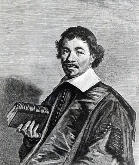 Johannes Hoornbeek; engraved by Jonas Suyderhoef von (after) Frans Hals
