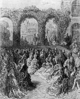 Holland House - A Garden Party, from ''London, a Pilgrimage'', written by William Blanchard Jerrolds