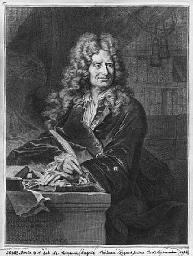 Portrait of Nicolas Boileau, known as Boileau-Despreaux