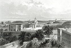 Lucknow; engraved by E.P Brandard, c.1860 von (after) J Ramage
