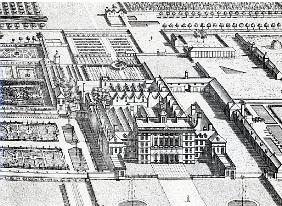 Badminton House on the County of Gloucester; engraved by Johannes Kip(detail of 192764)