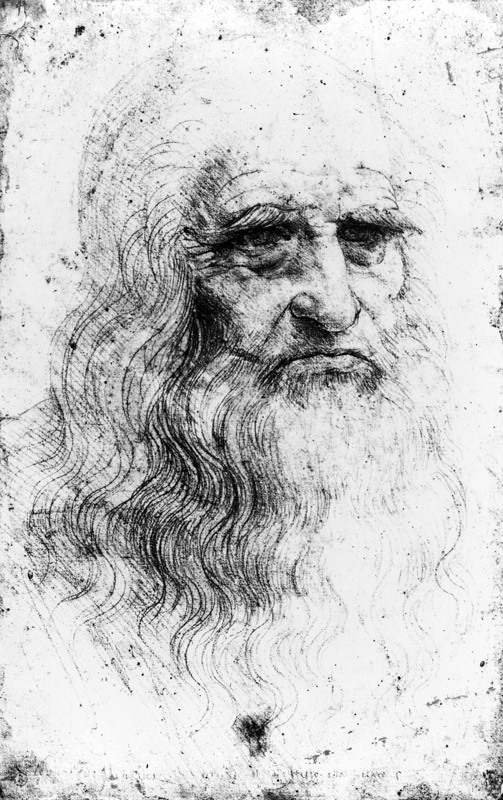 Self portrait von (after) Leonardo da Vinci
