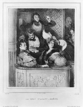 A front theatre box; engraved by Julien