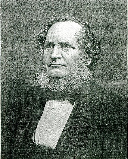 Edward Henry Smith Stanley, Lord Stanley; engraved after a photograph by Samuel A. Walker. c.1865 von (after) Samuel A. Walker