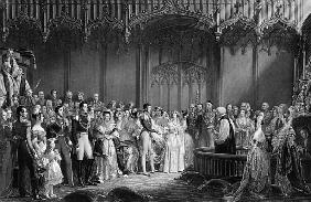 Marriage of Queen Victoria (1819-1901) and Prince Albert (1819-61) at St. James''s Palace on 10th Fe
