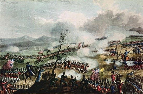 Battle of Nivelle, 10th November; engraved by Thomas Sutherland von (after) William Heath