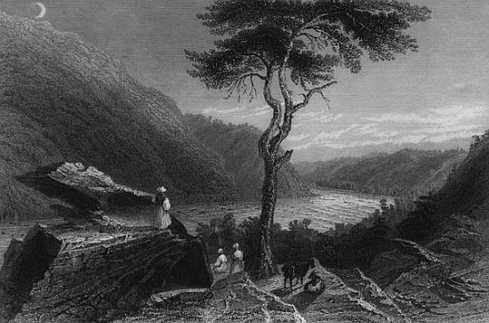 The Valley of the Shenandoah, from Jefferson Rock von (after) William Henry Bartlett