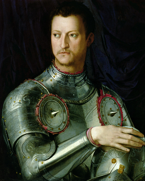 Portrait of Cosimo I (1519-74) de Medici von Agnolo Bronzino