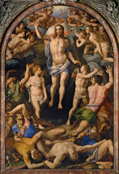 A.Bronzino / Resurrection of Christ /C16 von Agnolo Bronzino