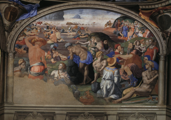 A.Bronzino / Journey through the Red Sea von Agnolo Bronzino