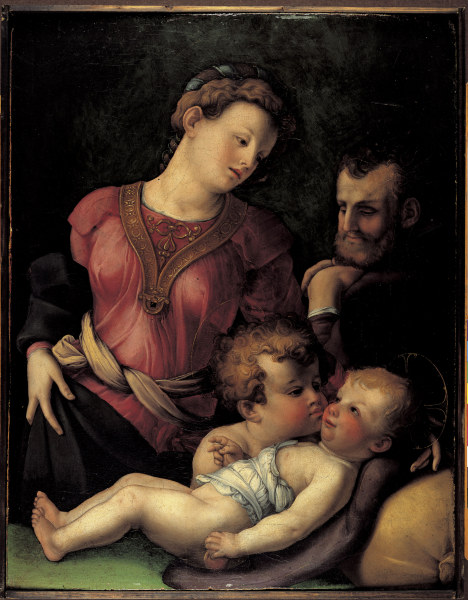 Holy Family w.Boy John /Ptg.aft.Bronzino von Agnolo Bronzino