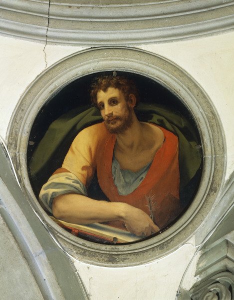 Luke the Evangelist / Bronzino / 1526 von Agnolo Bronzino