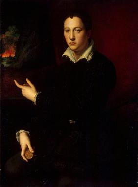 Porträt Cosimo I. de' Medici, Grossherzog von Toskana (1519-1574) 1537