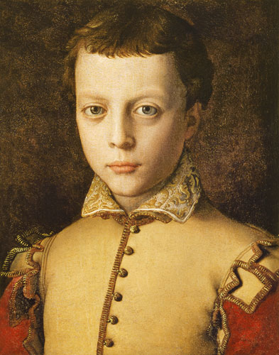 Portrait of Ferdinando de' Medici (1549-1609) (Ferdinand I, Grand Duke of Tuscany) von Agnolo Bronzino