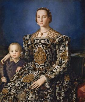 Eleonora von Toledo mit ihrem Sohn Giovanni 1545