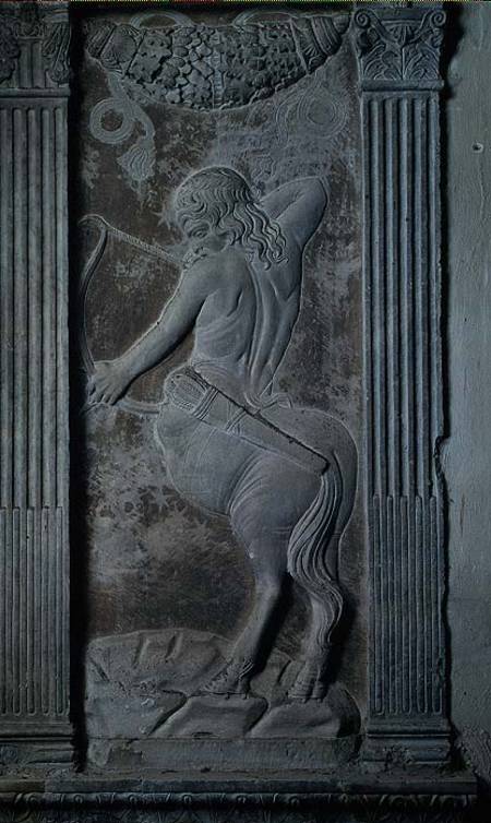 Sagittarius, relief from the Chapel of the Planets von Agostino  di Duccio