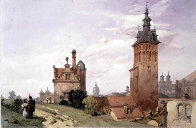 A View near Moscow von A.H. Vickers