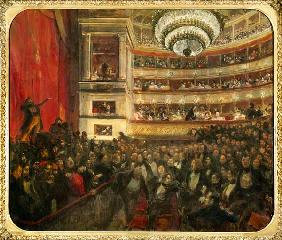 Performance of 'Hernani' by Victor Hugo (1802-85) in 1830 c.1902-03