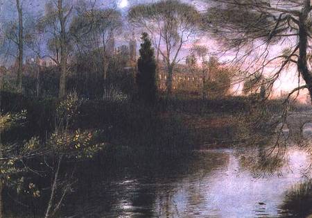 The Backs, Cambridge von Albert Goodwin