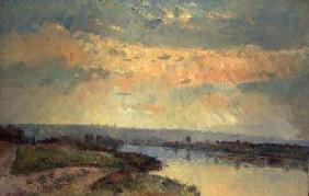 Late Afternoon on the Seine 1900