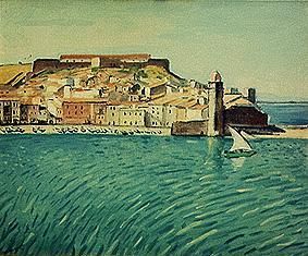 Blick auf Collioure von Albert Marquet