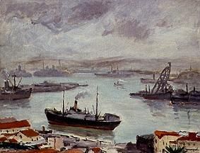 Der Hafen von Algier von Albert Marquet