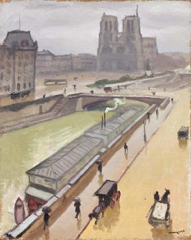 Regentag in Paris 1910