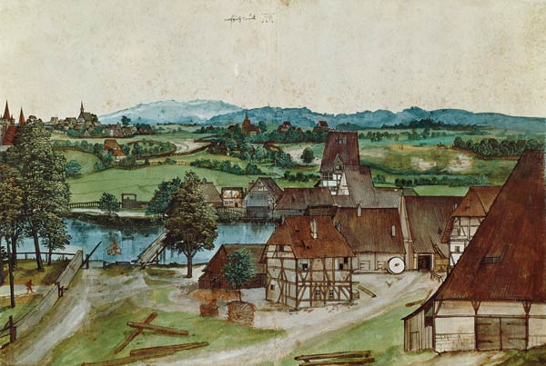 Die Drahtziehmühle von Albrecht Dürer