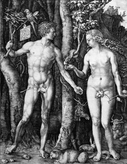 Adam und Eva von Albrecht Dürer
