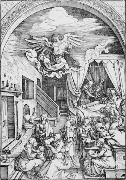 Die Geburt Mariens
 von Albrecht Dürer