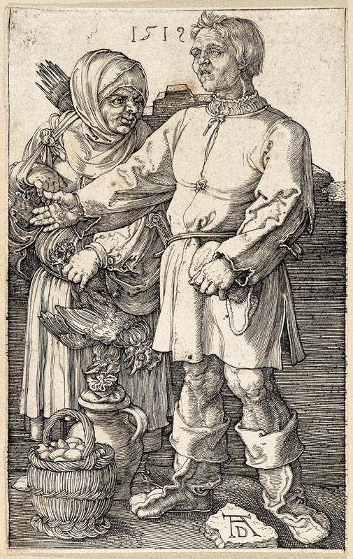 Der Marktbauer und sein Weib von Albrecht Dürer