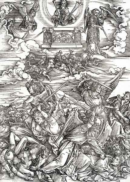 Engelkampf von Albrecht Dürer