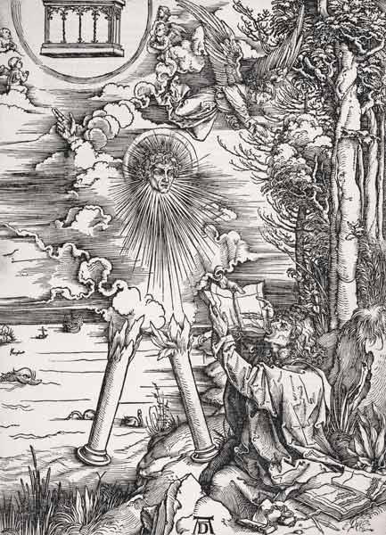 Johannes, das Buch verschlingend von Albrecht Dürer