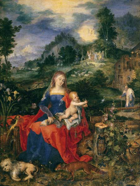 Maria mit vielen Tieren von Albrecht Dürer