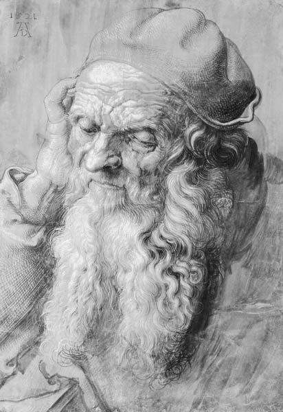 Portrait of a man, aged ninety-three von Albrecht Dürer