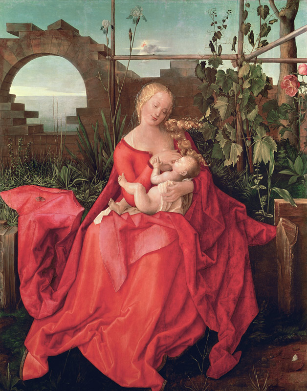 Virgin and Child ''Madonna with the Iris'' von Albrecht Dürer