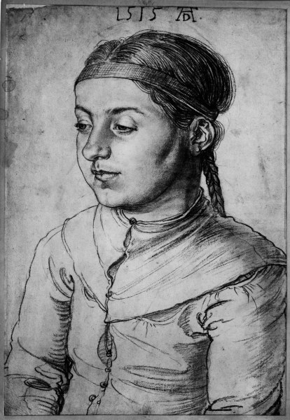 A.Dürer, Port.of a Young Girl / 1515 von Albrecht Dürer
