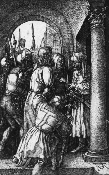 Christ before Pilate / Dürer / 1512 von Albrecht Dürer