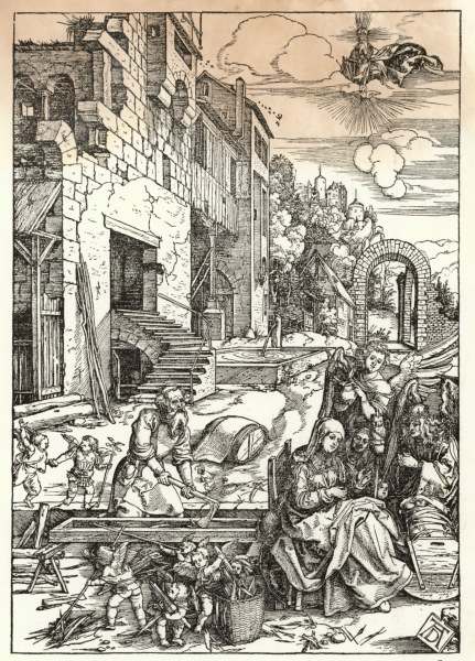 Dürer / Rest on the Flight into Egypt von Albrecht Dürer