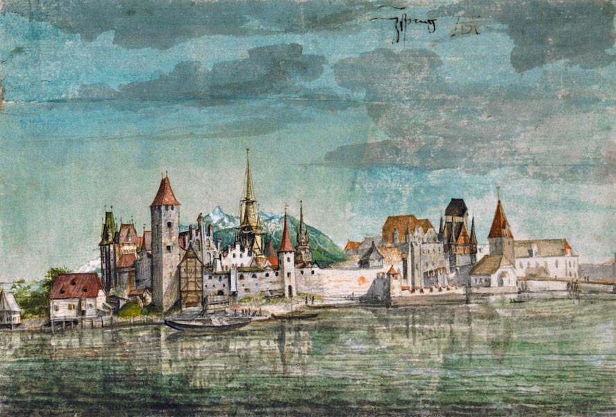 Innsbruck von Norden gesehen von Albrecht Dürer